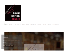 Tablet Screenshot of davidbartonmusic.co.uk
